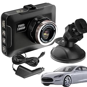 Dash Cam Front 1080p Fhd - Carr Recorderr Camera Loop Recording Suction Cup Car Data Recorder with G-Sensor