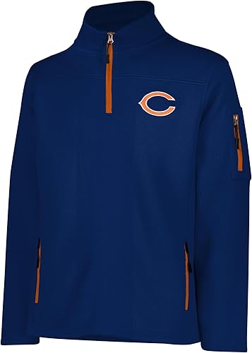 Miniatura 2 de Ultra Game Sudadera de forro polar con cremallera corta para hombre con bolsillos con cremallera