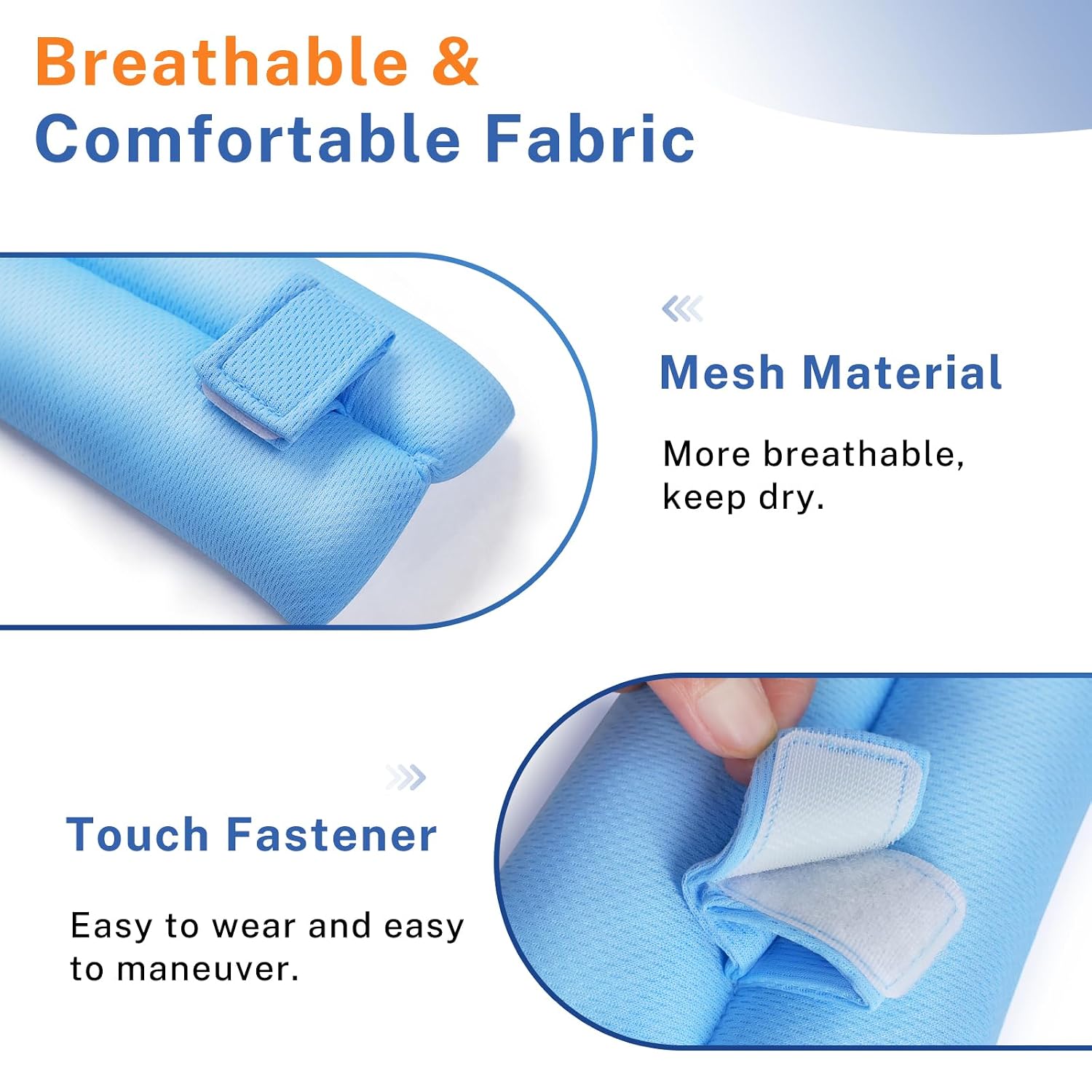 Neck Pad Strap Cushion Pillow for Arm Sling Comfort Shoulder Support Pad,Arm Elbow Wrist Injury Support Strap Pad for Men and Women，Designed to Relieve Shoulder Pressure Caused By Slings(1pcs)