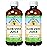 Lily Of The Desert Organic Aloe Vera Juice 2-Pack - Inner Fillet, Natural Gut & Digestive Support, Stomach Relief, 32 Fl Oz Ea