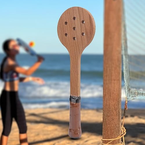 Miniatura 3 de Punteros de tenis Cuchara Raqueta de entrenamiento de madera Mejorar el control de potencia Práctica precisa de swing Mejorar la capacidad de