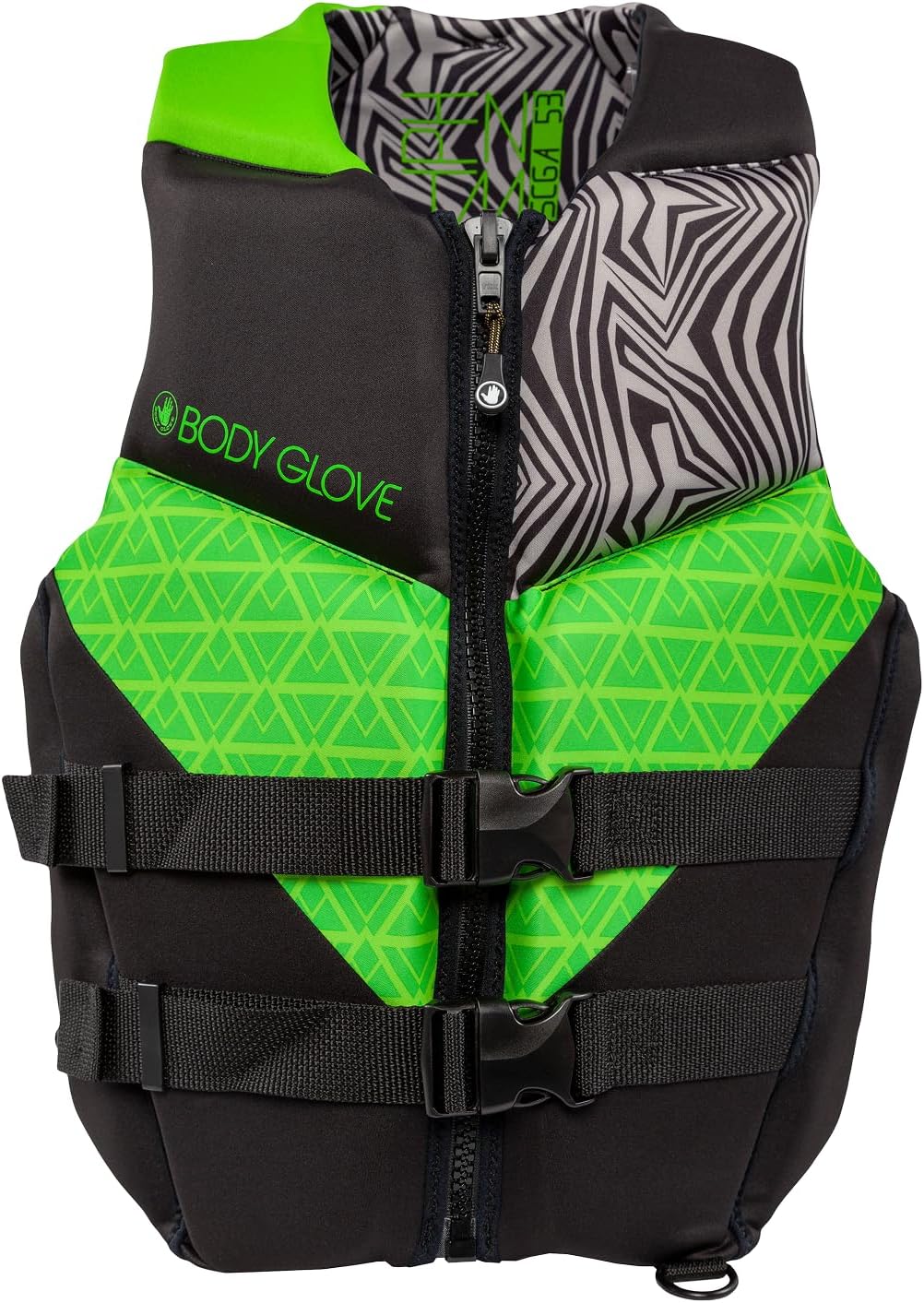 Body Glove Men’s Phantom USCGA Life Jacket PFD-GRN/GRY-2XL