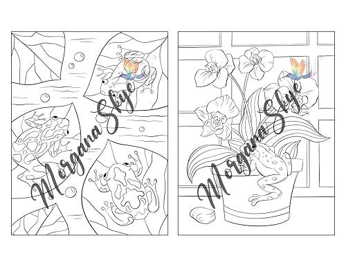 Miniatura 16 de 100 Nature Scenes A Whimsical Coloring Book Featuring 100 Fun and Relaxing Nature Inspired Designs with Cute Animals, Beautiful Flowers, Lovely