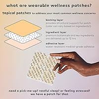 Vista 5 de The Good Patch Parche Be Calm con cáñamo, desenrolla y descomprime, parche natural con extracto de cáñamo, raíz de ashwagandha, pasiflor, bienestar