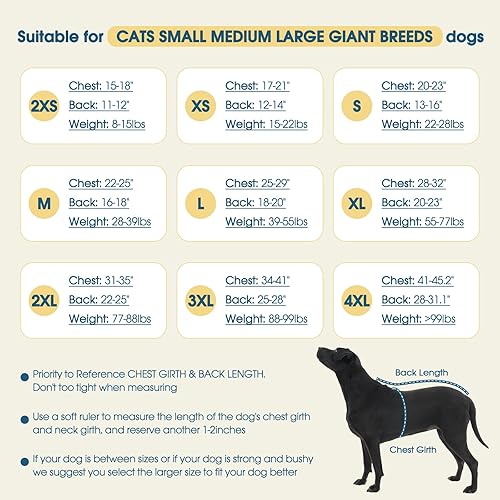 Miniatura 5 de ROZKITCH Abrigo de invierno para perro, pijama suave para mascotas, resistente al viento, chaqueta cálida para clima frío, chaleco acogedor, ropa