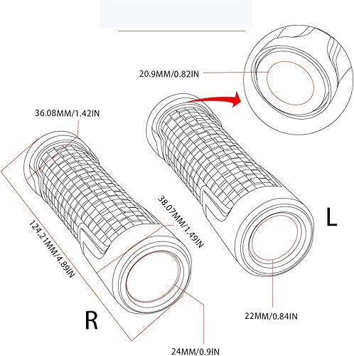 Miniatura 2 de Empuñaduras de manillar de motocicleta para Suzuki Hayabusa 1999-2007 2006 2005 2004 2003 2002 2001 2000 motocicleta CNC aluminio accesorios