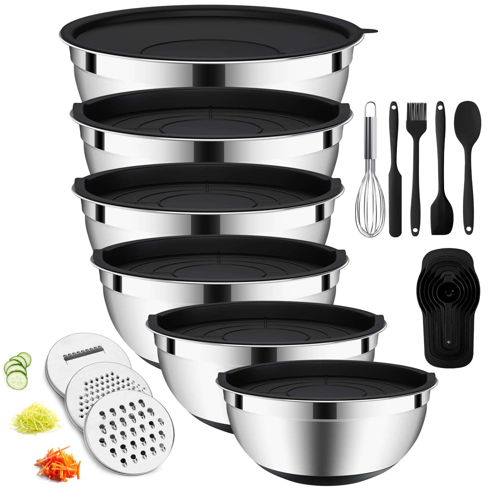 ENVTEK 20-Piece Mixing Bowls Set