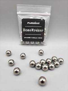 HOMEWREKER STAHLBALLE .50 Cal Kinetic Impact PROJECTILES TR50 HDP50