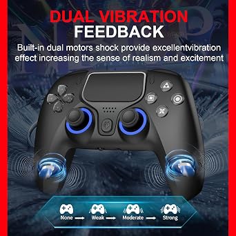 NBCP Wireless Controller for PS4,PS4 Pro/Slim/PC,Dual Hall Effect Triggers