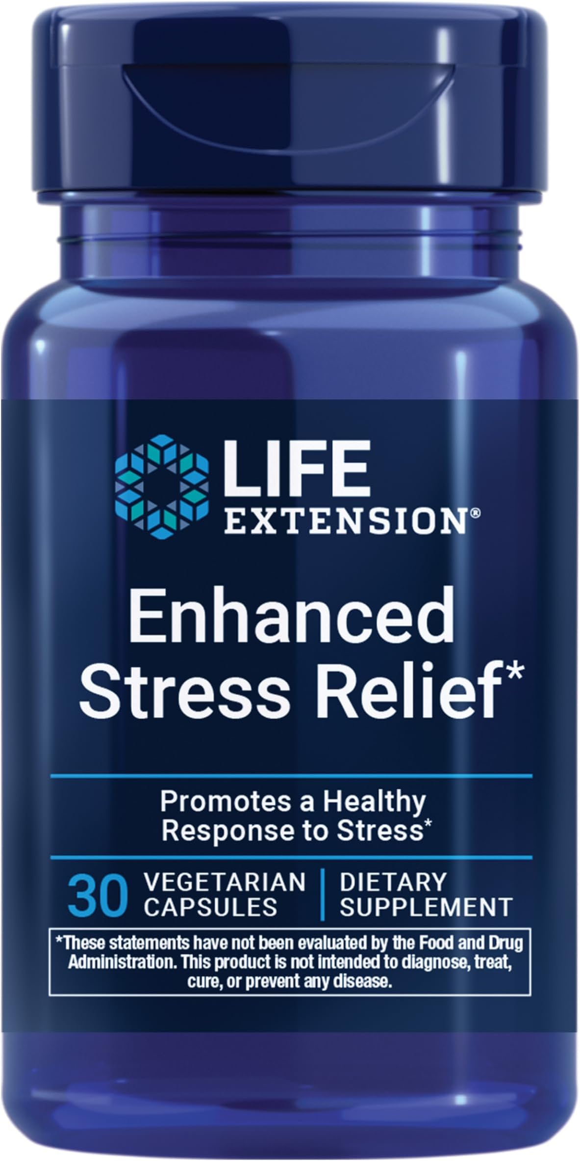 Natural Stress Relief - 30 Vegetarian Capsules (00987)
