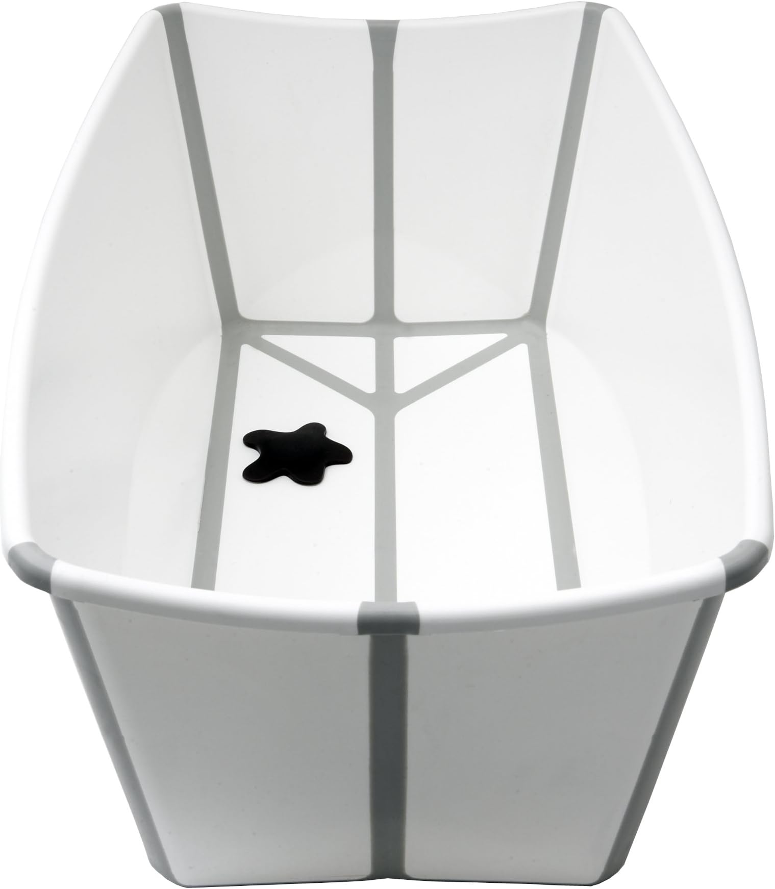 A Real Cool World Flexibath Fold Away Baby Bath Tub (White/ Grey)