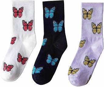 Women Socks Cotton Girls Cute Fun Crew Socks...