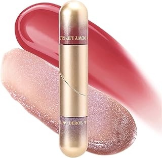 Brilho labial, Batom Líquido Longa Duração 2 em 1, Copo antiaderente à prova d'água que não desbota Brilho labial líquido para meninas Uwariloy