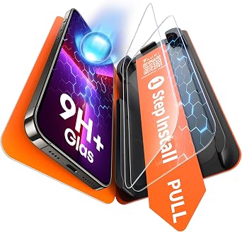 TAURI Pack of 2 for iPhone 13 Pro Tempered Glass 6.1 Inch with Dust-Free 1-Step Installation, 9H Glass Screen Protector, Full Screen Shockproof Film, Bubble-Free Screen Protector, Compatible with Case : Amazon.de: Electronics & Photo