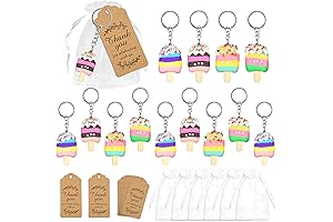 BANBALLON Premium Ice Cream Keychains Party Favors Supplies