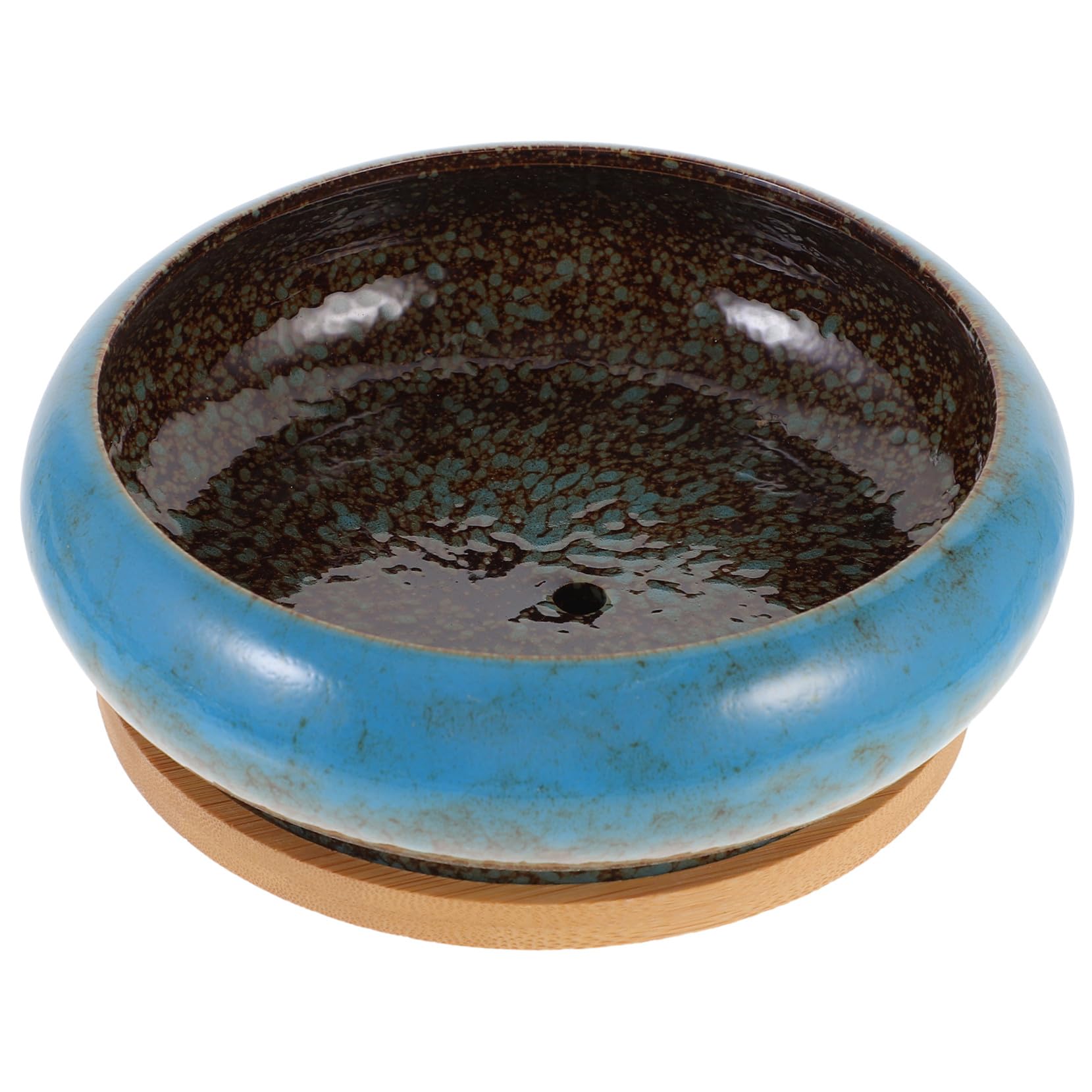 Jardinière simple drainage DOITOOL pot céramique petits végétaux mini