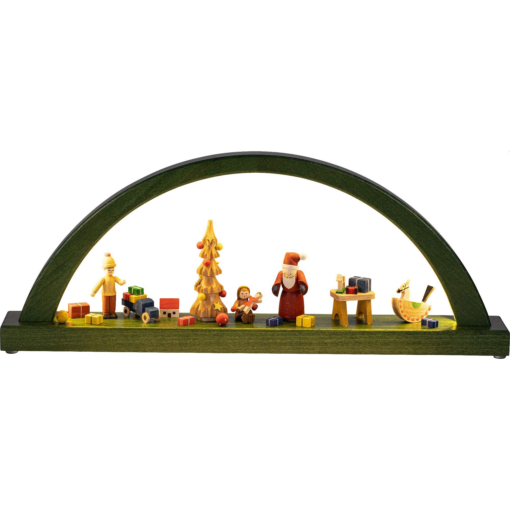 Arc de lumière LED Père Noël pour raviver les souvenirs d'enfance