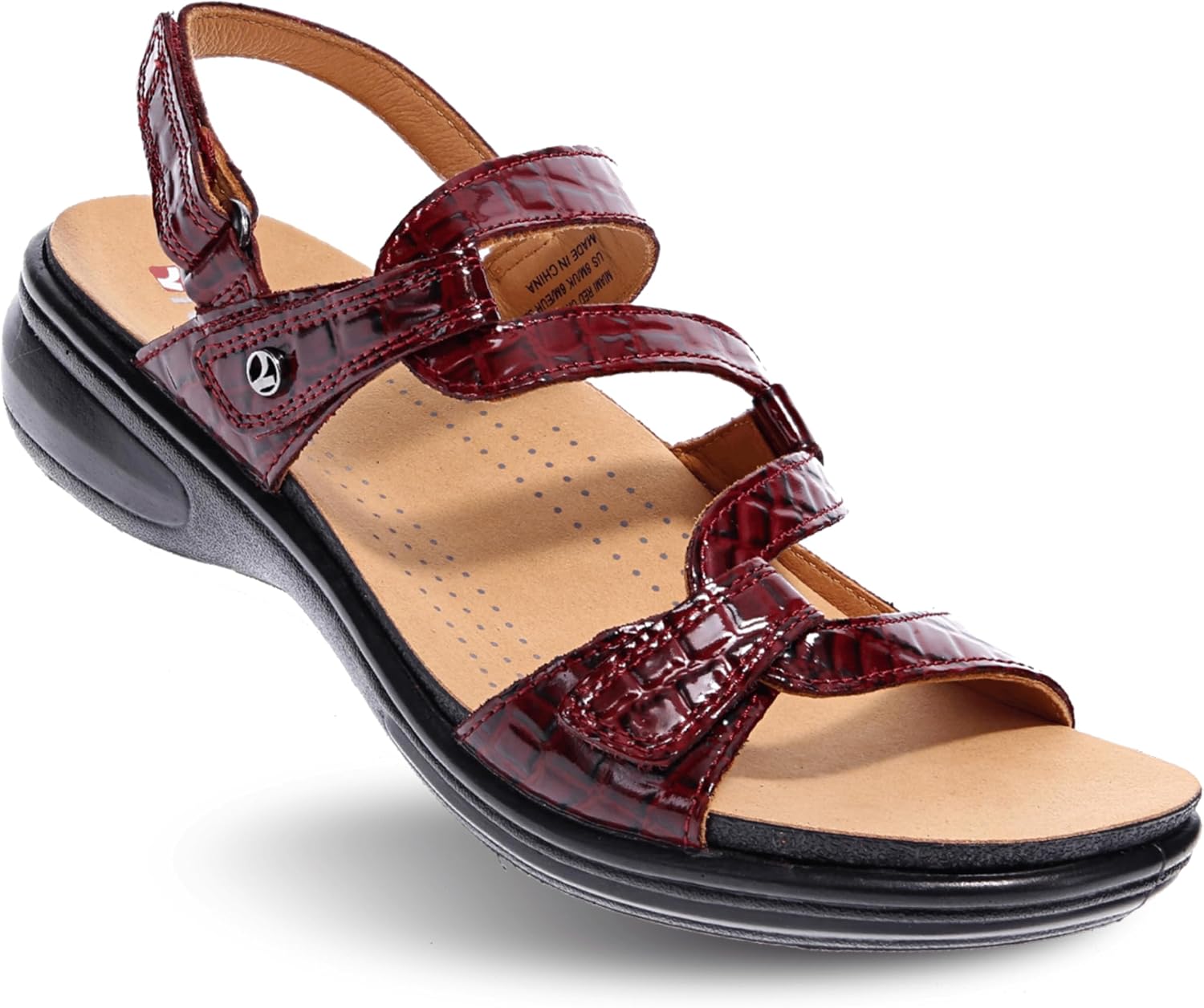 Revere Woman Miami Leather Sandals