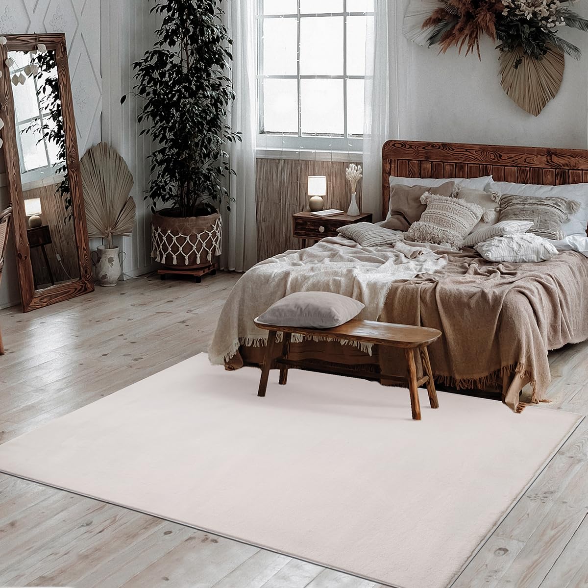 Mia´s Teppiche Nova Fur Rug, Warm Soft and Elegant, Washable and Suitable for Underfloor Heating, Oeko-Tex Certified