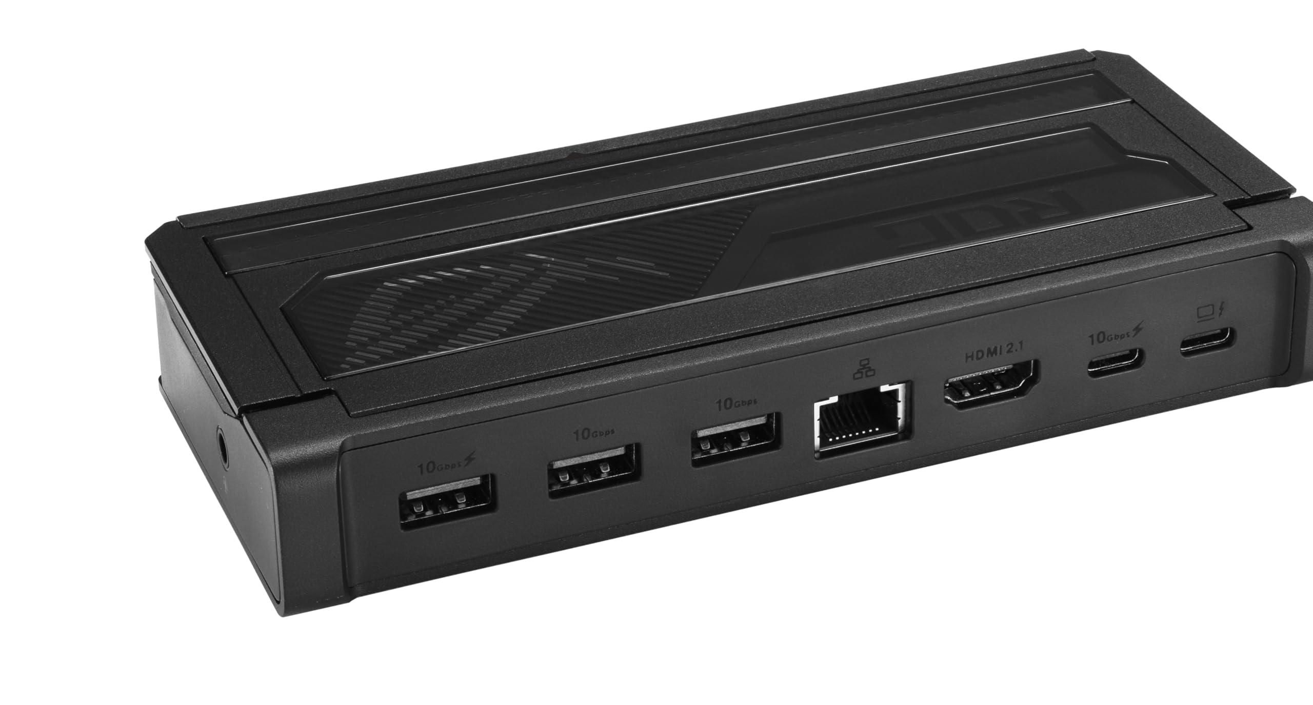 ROG BULLWARK Dock / DG300, Docking Station 7 in 1, HDMI 2.1 8K/4K, 3 USB-A 10Gbps, USB-C 100W, Ethernet, RGB, Nero