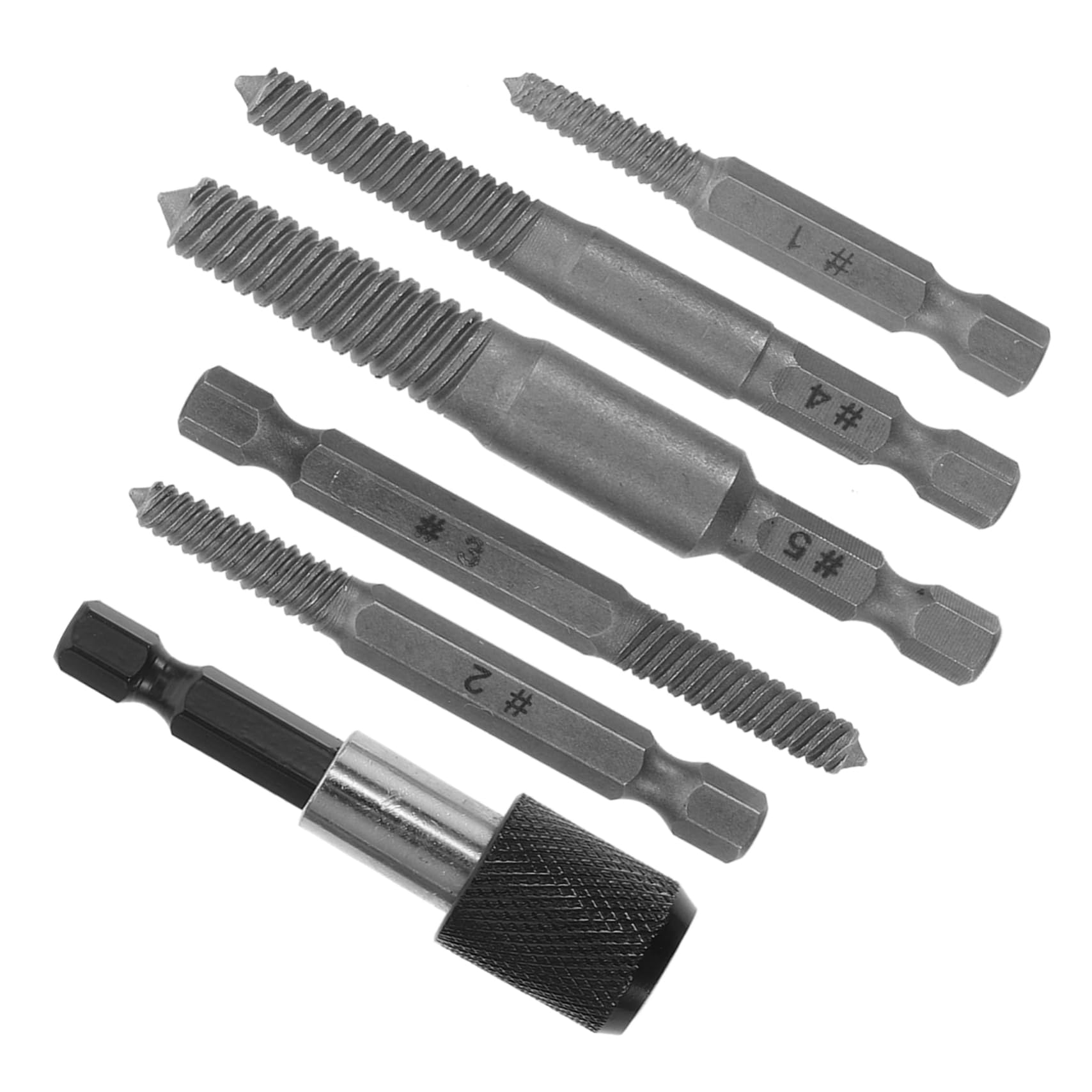 DOITOOL Broken Bolt Remover Tool Stripped Screw Extractor Set Kit for Automotive and Mechanical Repair