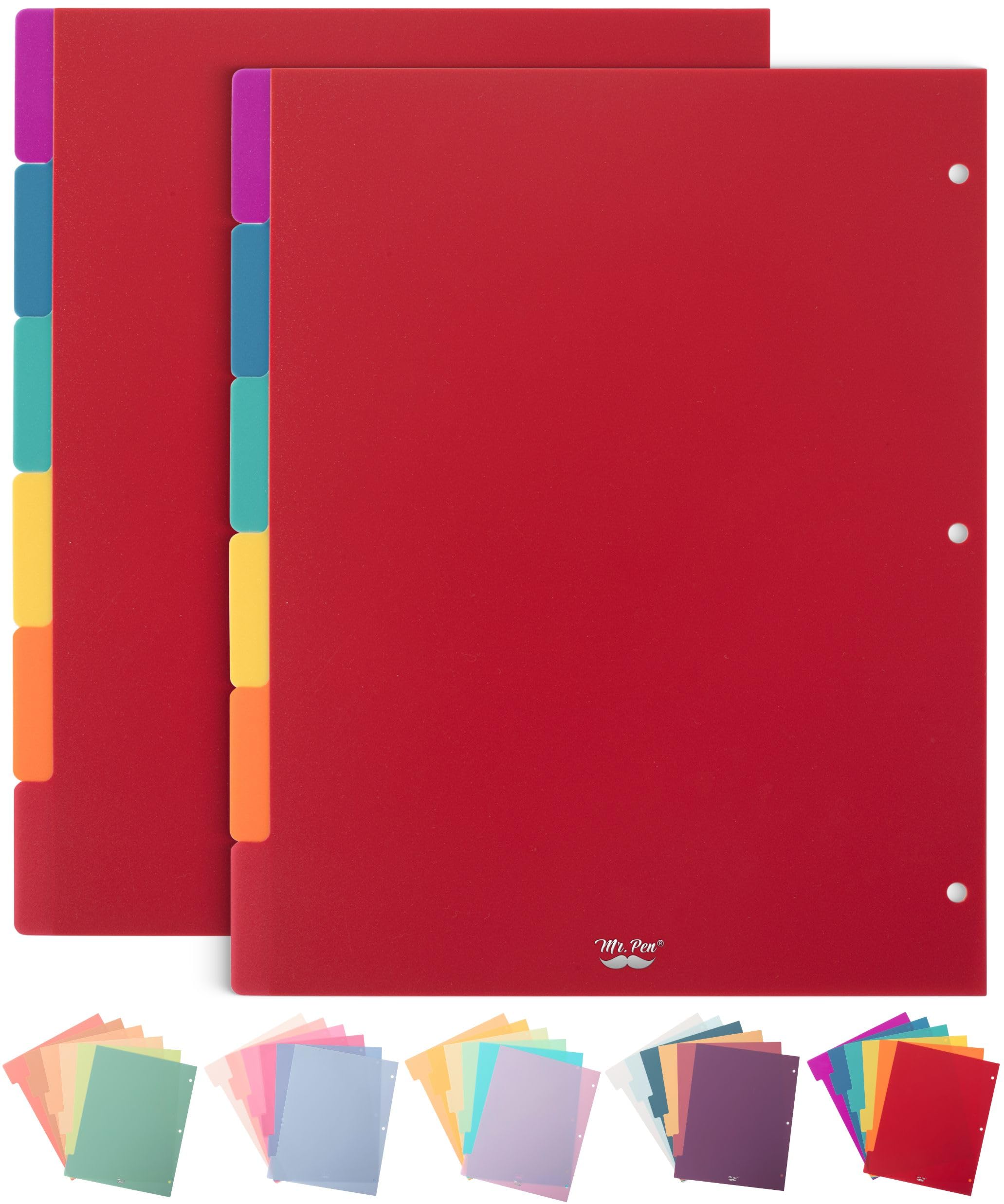 Mr. Pen- Plastic Binder Dividers