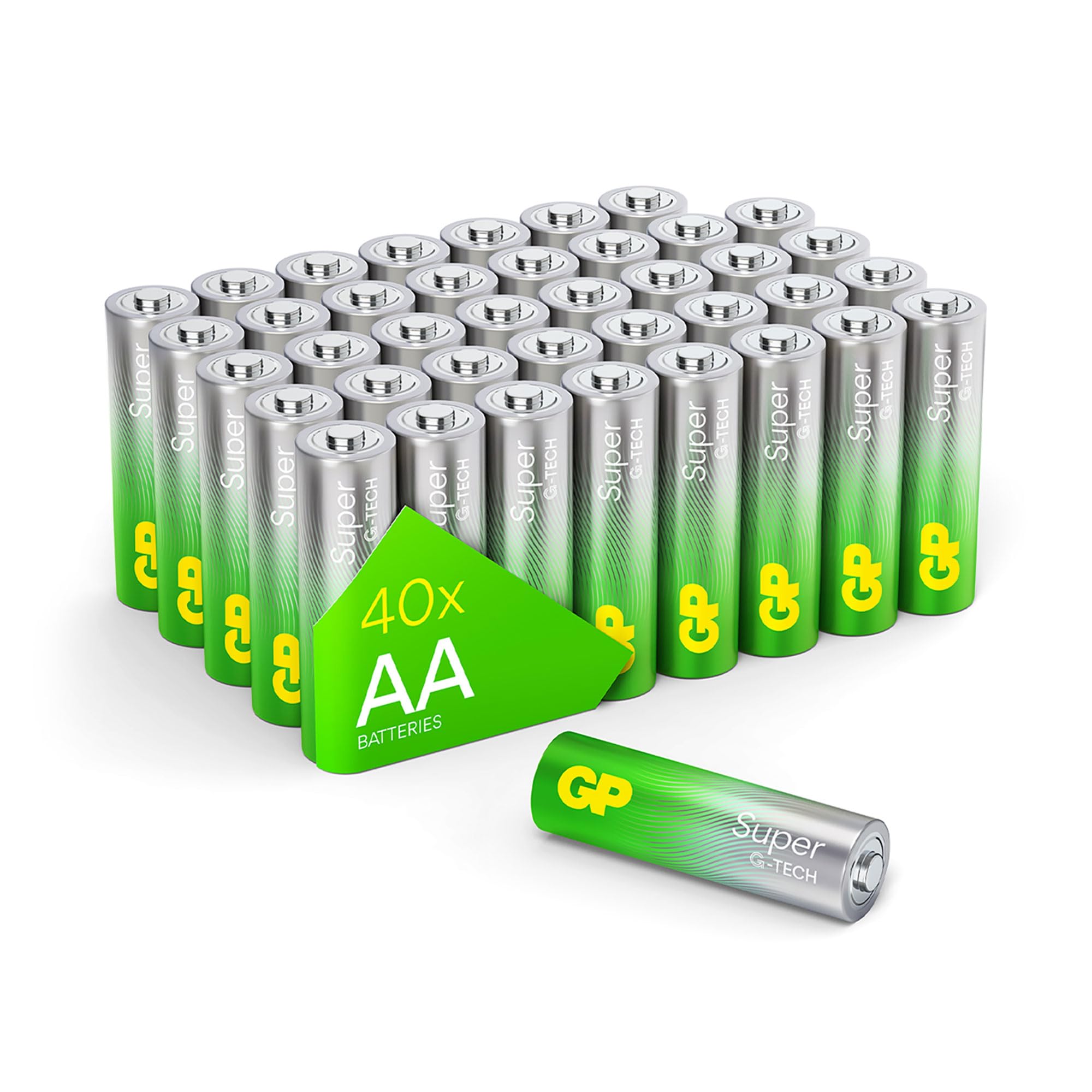 Piles AA GP Super Alkaline LR06 mignon 40 pièces 030E15AS40-2 pour télécommande - 7