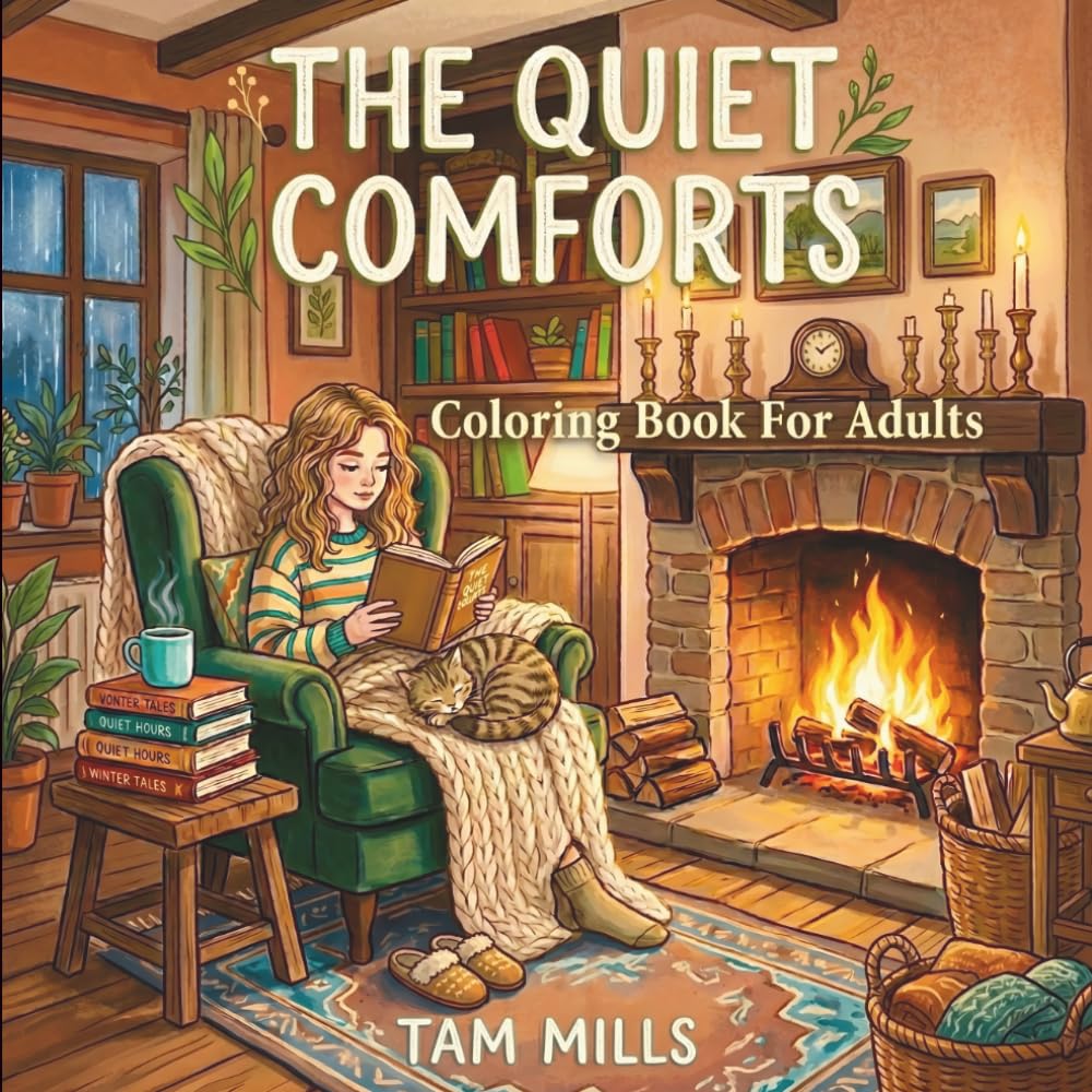 The Quiet Comforts: A Colouring Book for Quiet Moments, Slow Living & Everyday Joy. (Cozy Life)