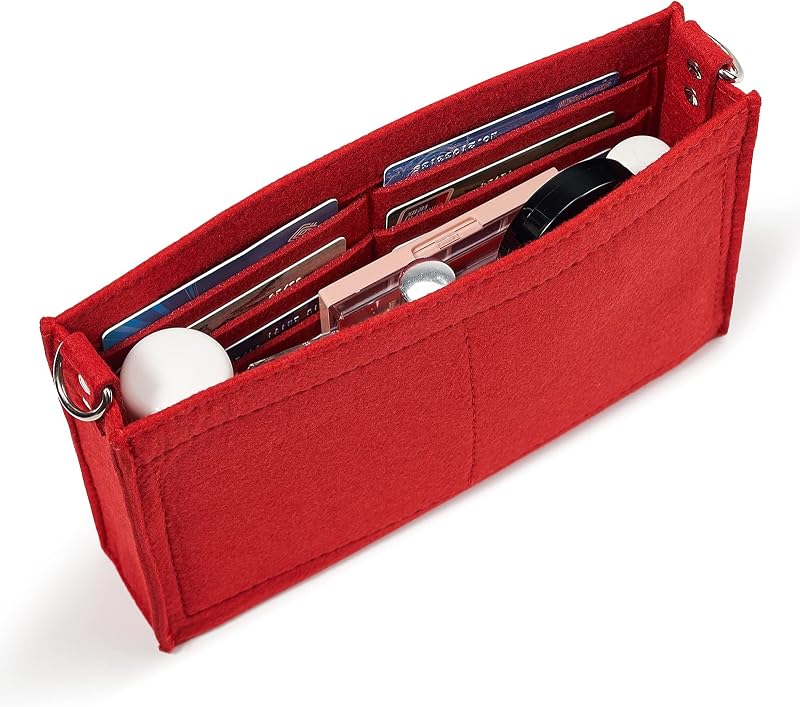 Organizador interno de feltro Vercord para necessaire LV Toiletry 19 e 26 com argolas D