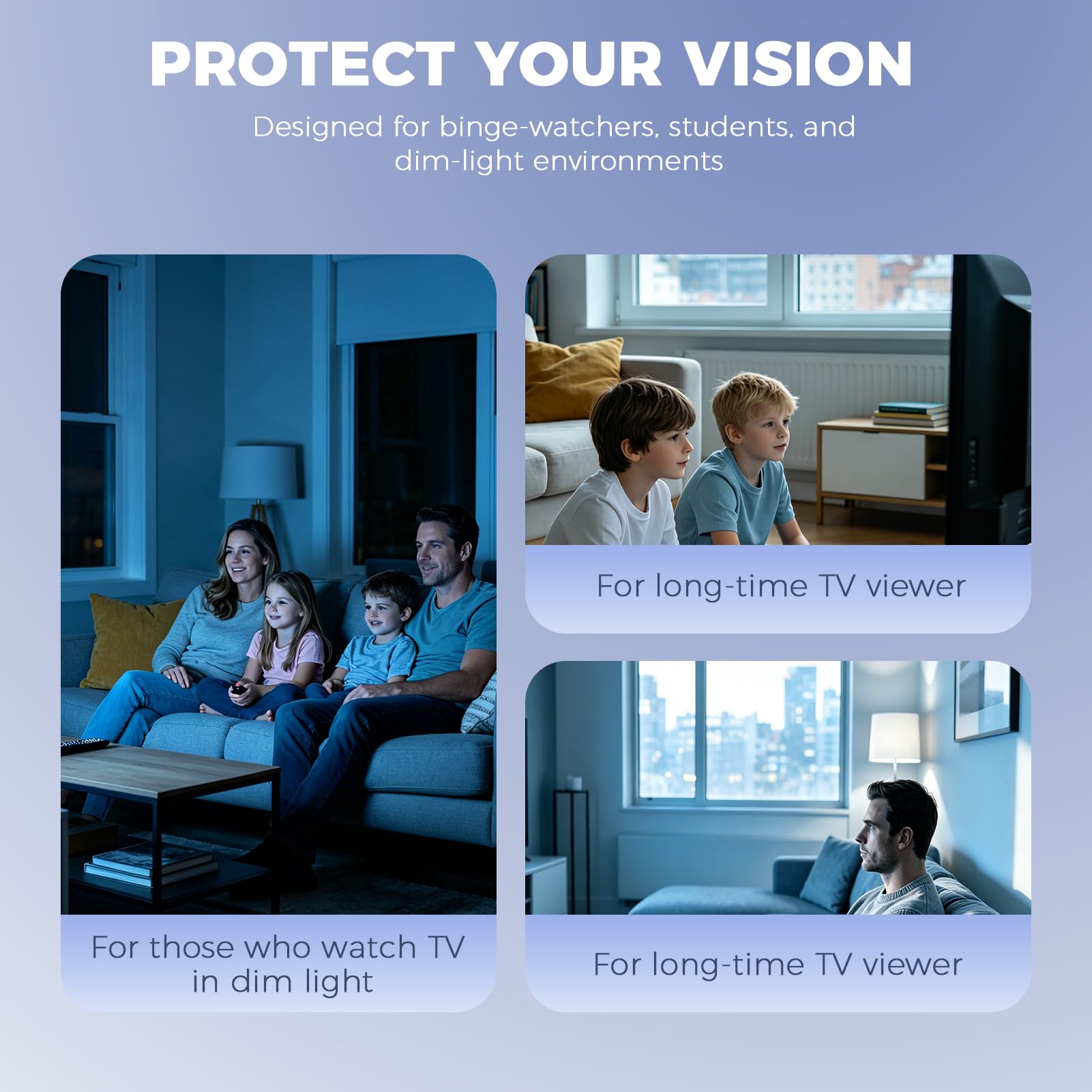 Matowa antyrefleksyjna folia ochronna na ekran telewizora, filtr niebieskiego światła do telewizorów LCD LED OLED QLED, odporna na zarysowania i olej, kompatybilna z 82-75 cali, 109.2 cm 942 x 529 mm