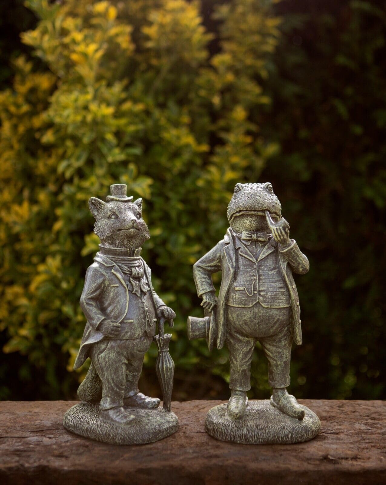 Amazon.com: Mr Fox Garden Figure | Wind in the Willows Heavy Resin