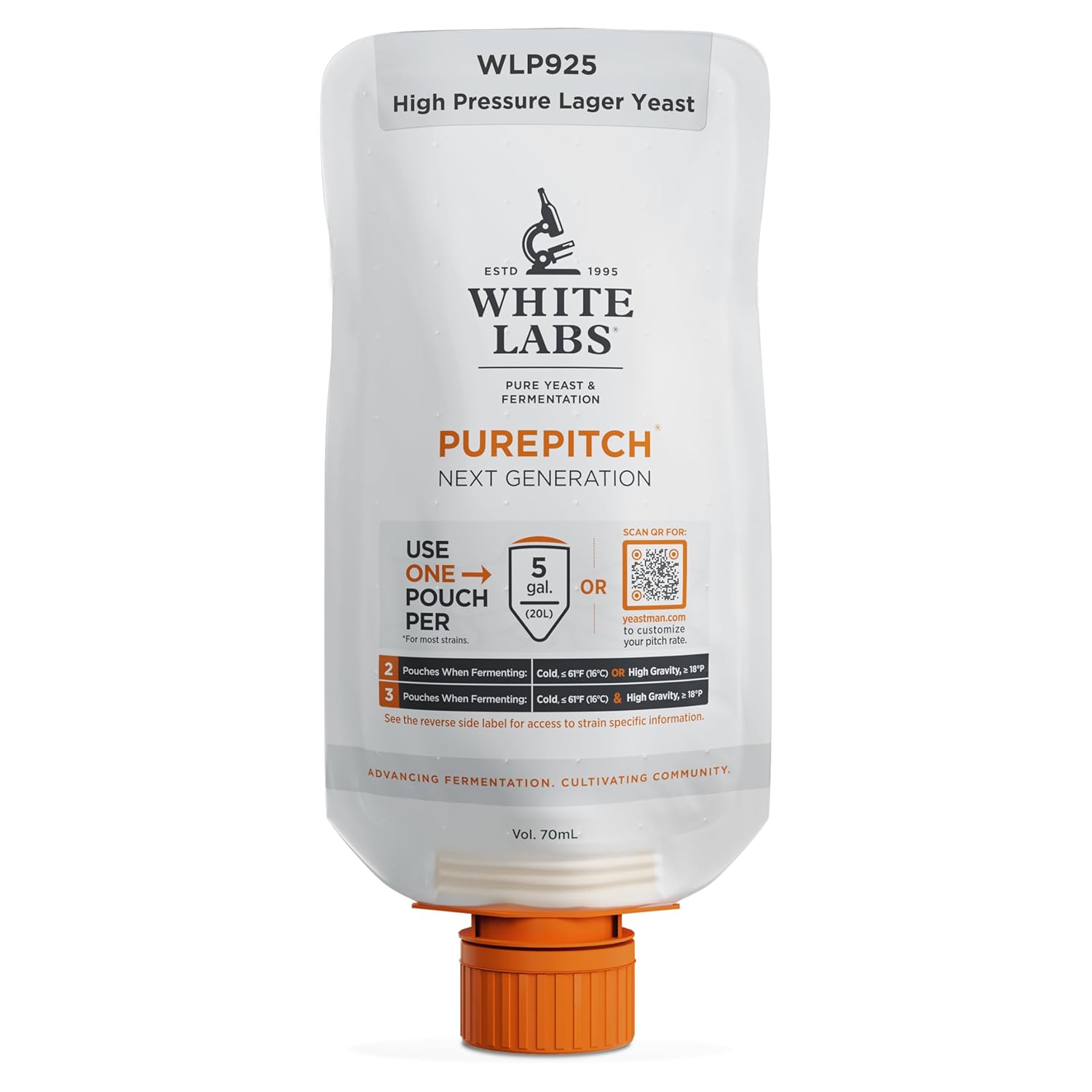 White Labs WLP925 High Pressure Lager Yeast