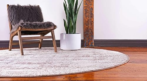 Vista 177 de Unique Loom Bromley Collection Vintage Traditional Medallion Border - Alfombra, Polipropileno, Amarillo/Crema azu/marfil,Gris