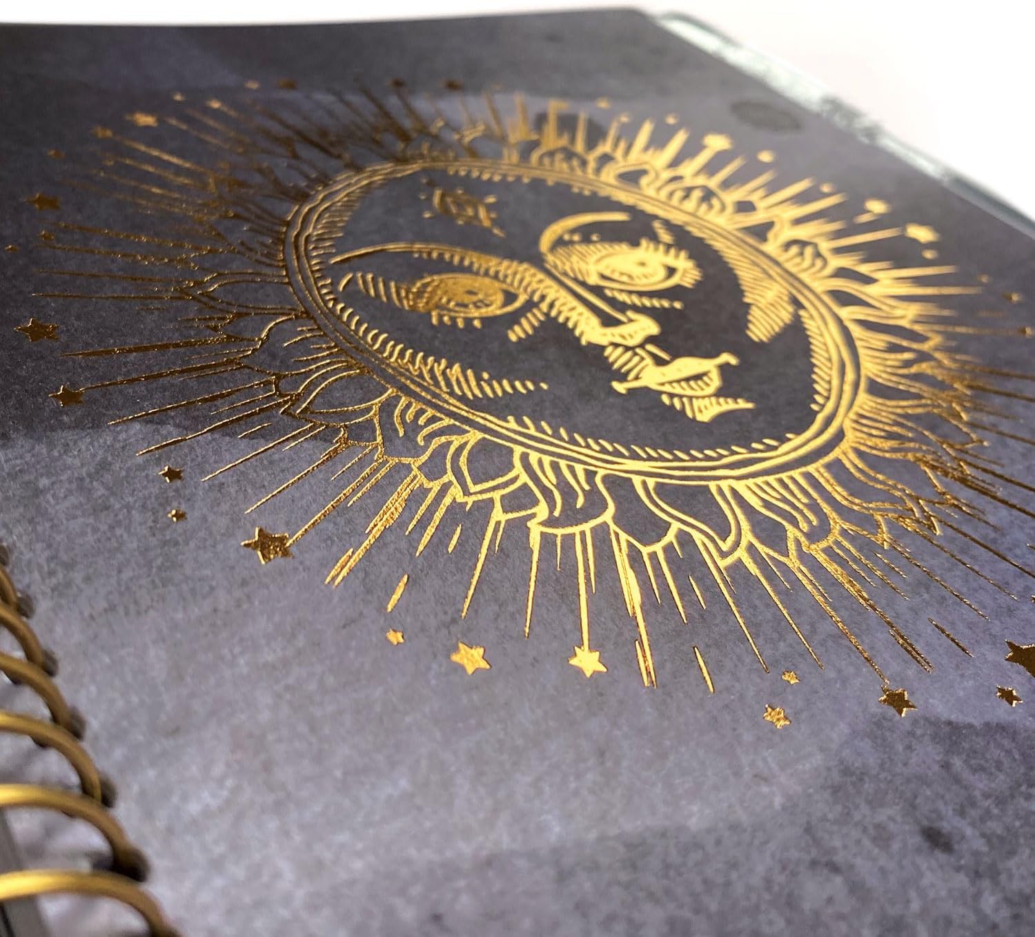 Paper House Productions 12 Month Undated 9.5" Planner with Month and Event Flag Stickers - Celestial