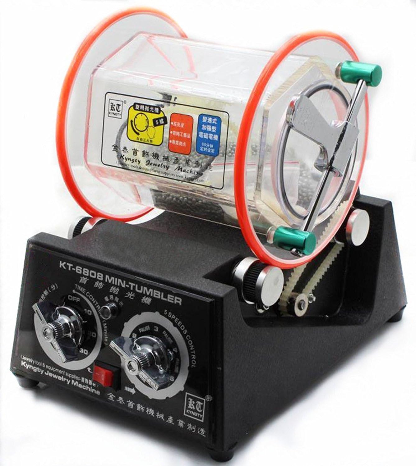 Mini Tumbler Profissional para Polimento e Limpeza de Joias