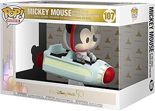 POP Ride Super Deluxe Disney: Walt Disney World 50th - Mickey at The Space Mountain Attraction, Multicolor, Standard, (45343)