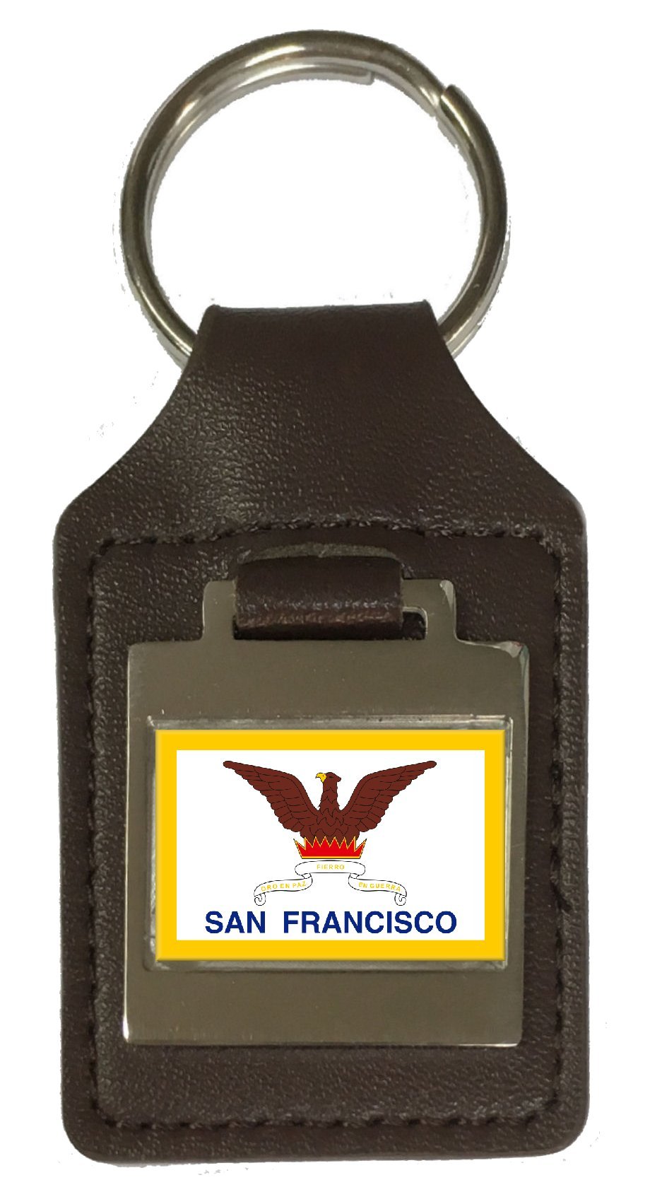Schlüsselanhänger mit Gravur San Francisco City USA Flagge