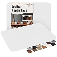 Vista 30 de Cahomo - Parches autoadhesivos de reparación de cuero, 8 x 11 pulgadas - Cinta de reparación de cuero para sofás, kit de reparación de cuero