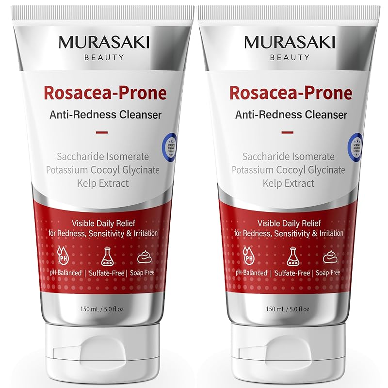 MURASAKI BEAUTY Limpador facial com aminoácidos, Pacote com 2