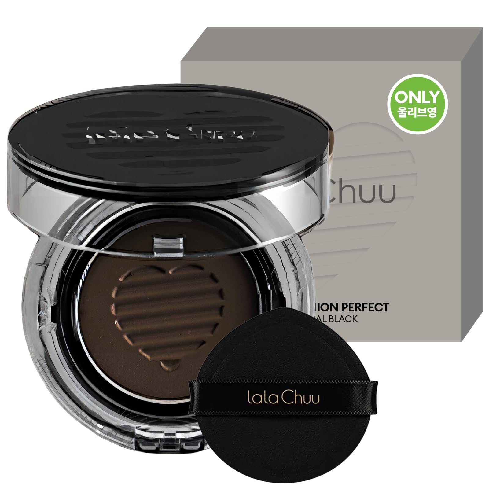 LALACHUU Hairline Powder Waterproof Concealing Hair Loss Instantly Root Touch Up for Women & Men Sweatproof Stain Proof for 120 Hours 0.32 Ounce, Dark Brown
