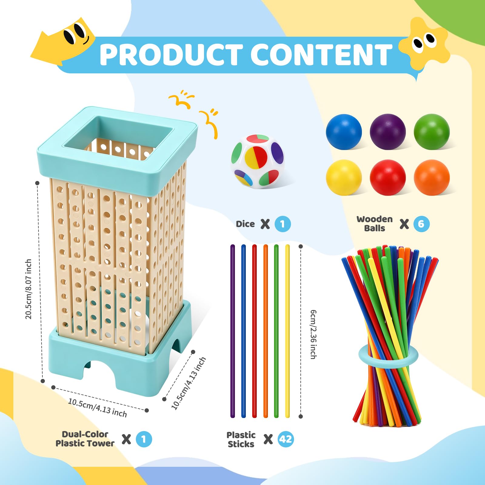 Montessori Juego de mesa, multijugador para niños de 4 a 8 años, educativo matemático, juguete de habilidades motoras finas para niñas y niños, juegos divertidos clásicos para niños de 3, 4