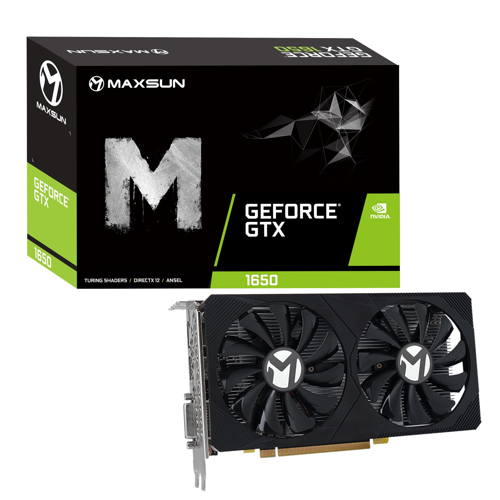 Amazon | maxsun Geforce GTX 1650 4GB GDDR6 128ビットビデオゲーム