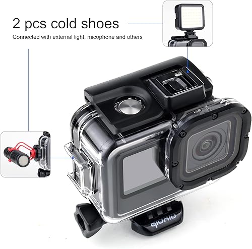 Miniatura 2 de Standard Protective Waterproof Dive Housing Case for GoPro Hero 9,10, 11 and 12 Black Action Camera - Up to 45 meters - Protective Lens Removal NOT