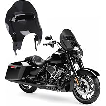 Thick Windshield w/Vented &amp; Bracket Kit for Harley Road King