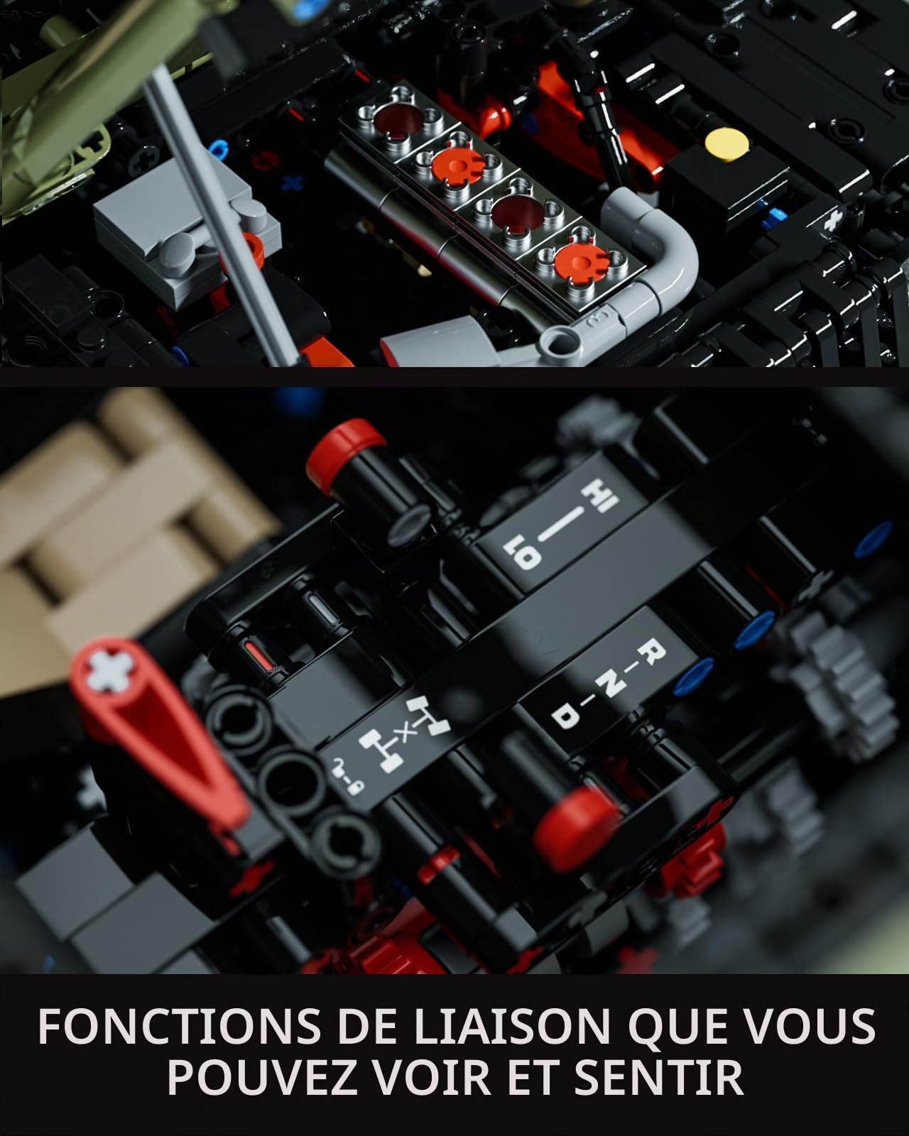 Nifeliz 4x4 Sets de Jeux de Construction de Tout-Terrain, Maquette de Voiture à Construire pour Adultes, Cadeau pour Hommes et Femmes (2899 pièces, NF10324)