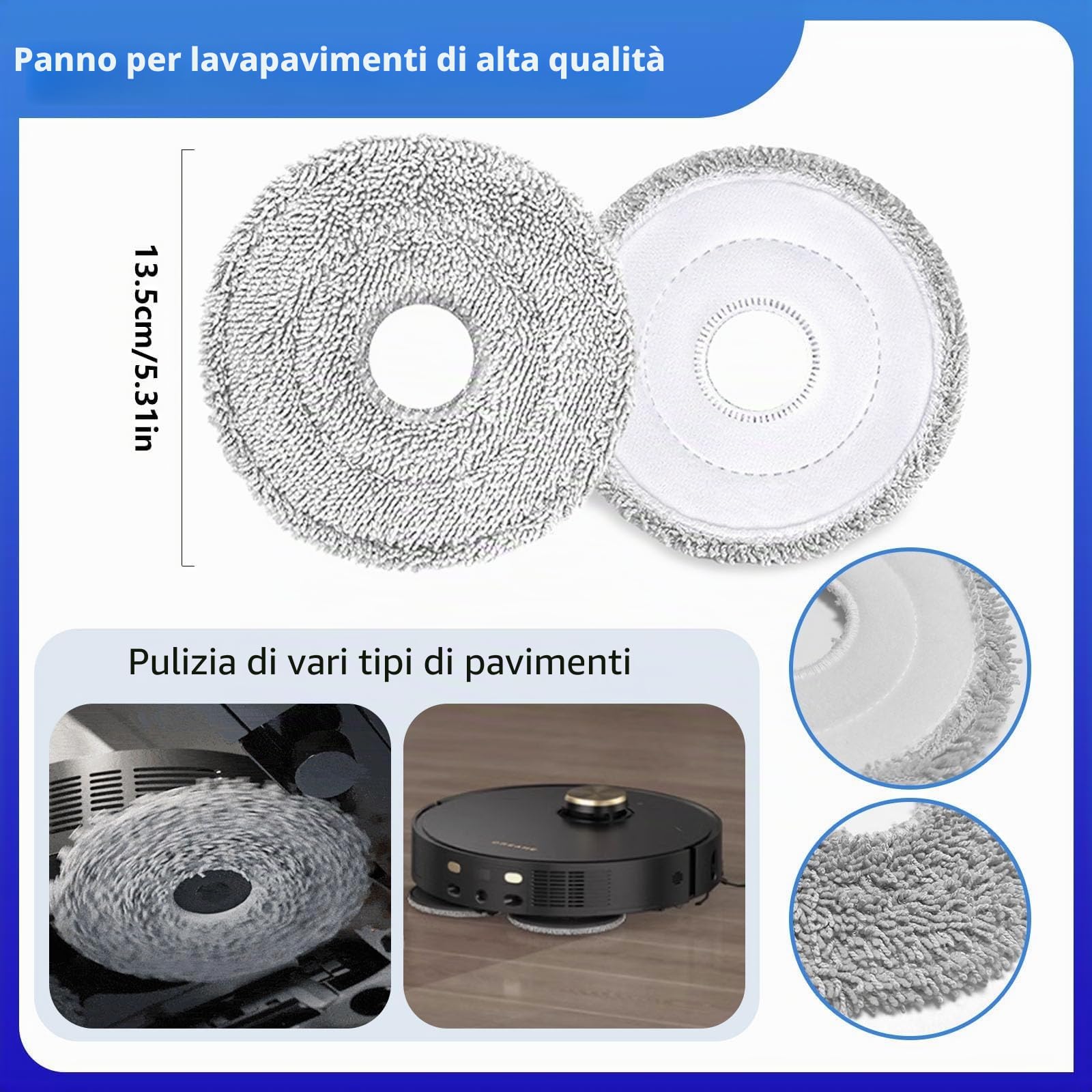 Accessori per Dreame L40 Ultra /X40 Master/L10s Ultra Gen 3/L50 Ultra AE,Mova P70 Pro Ultra/Mova P50 Pro Ultra/Mova P10 Pro Ultra,5 Sacchetti per la Polvere al Carbone Attivo