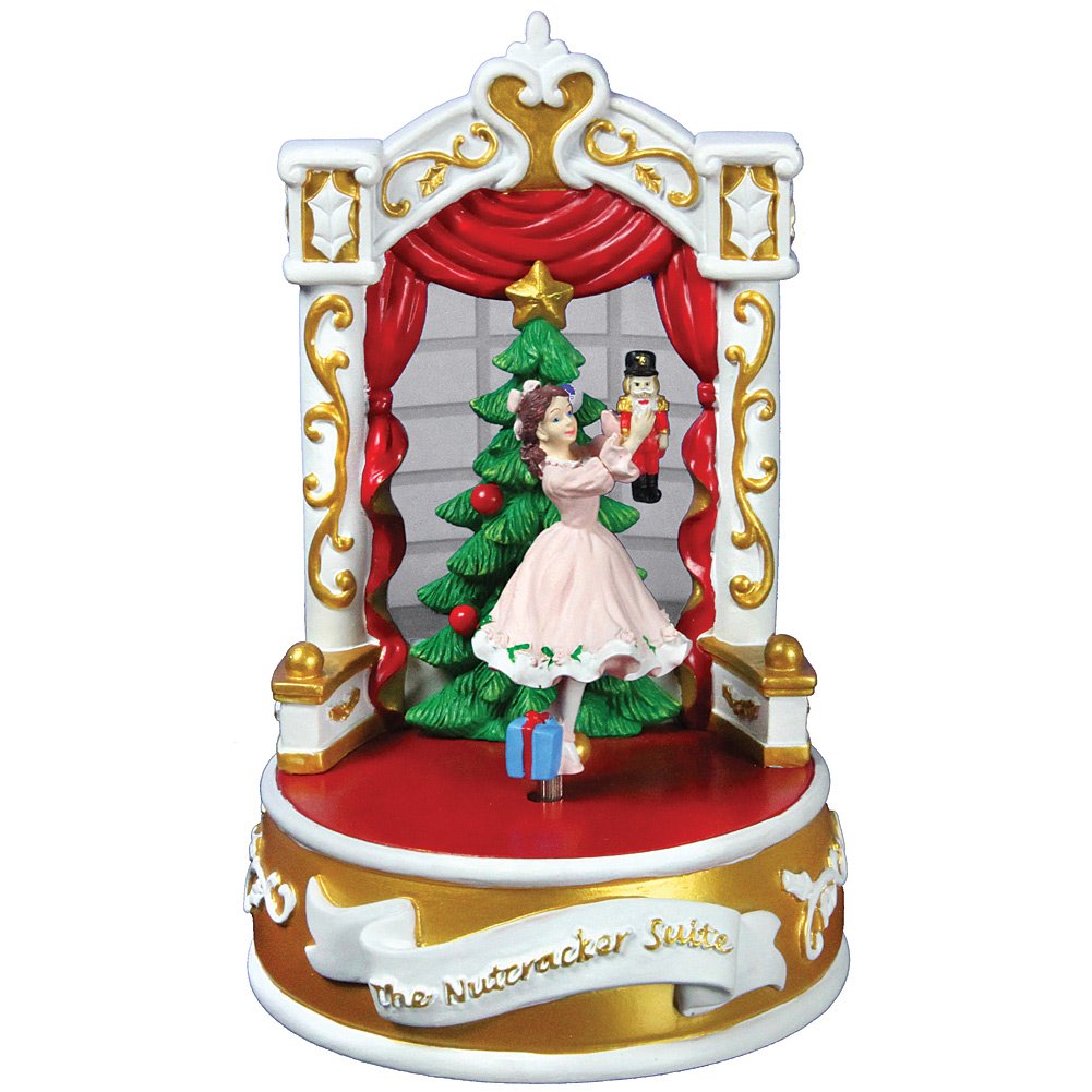 The San Francisco Music Box Company Clara and The Nutcracker Suite Rotating Musical