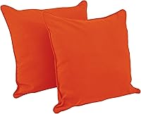 Vista 10 de Blazing Needles Almohadas de piso de sarga con cable (juego de 2), 25", lima Mojito