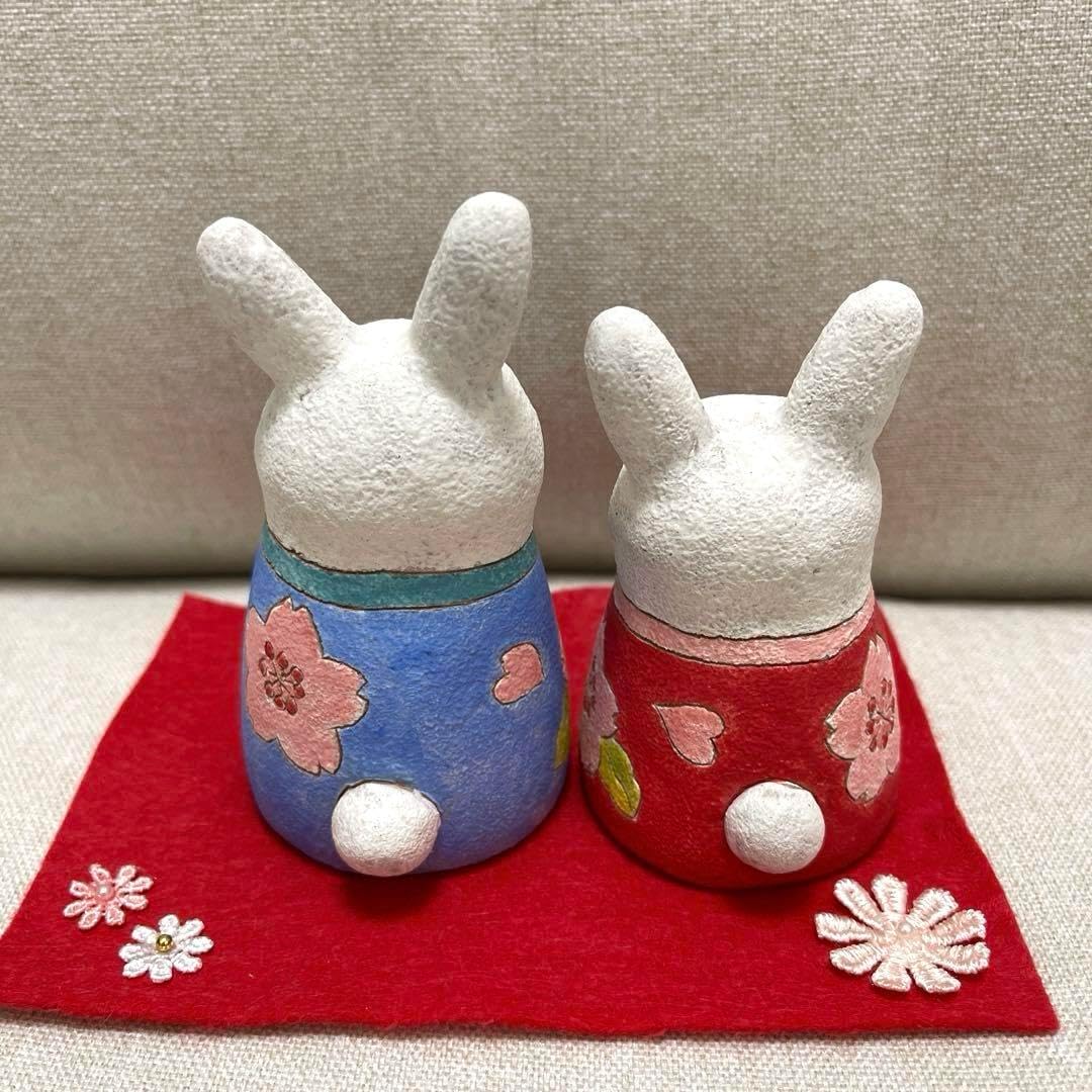 月魚ひろこ　だるまうさぎのお雛様 月魚ひろこ だるまうさぎのお雛様 月魚ひろこ だるまうさぎの