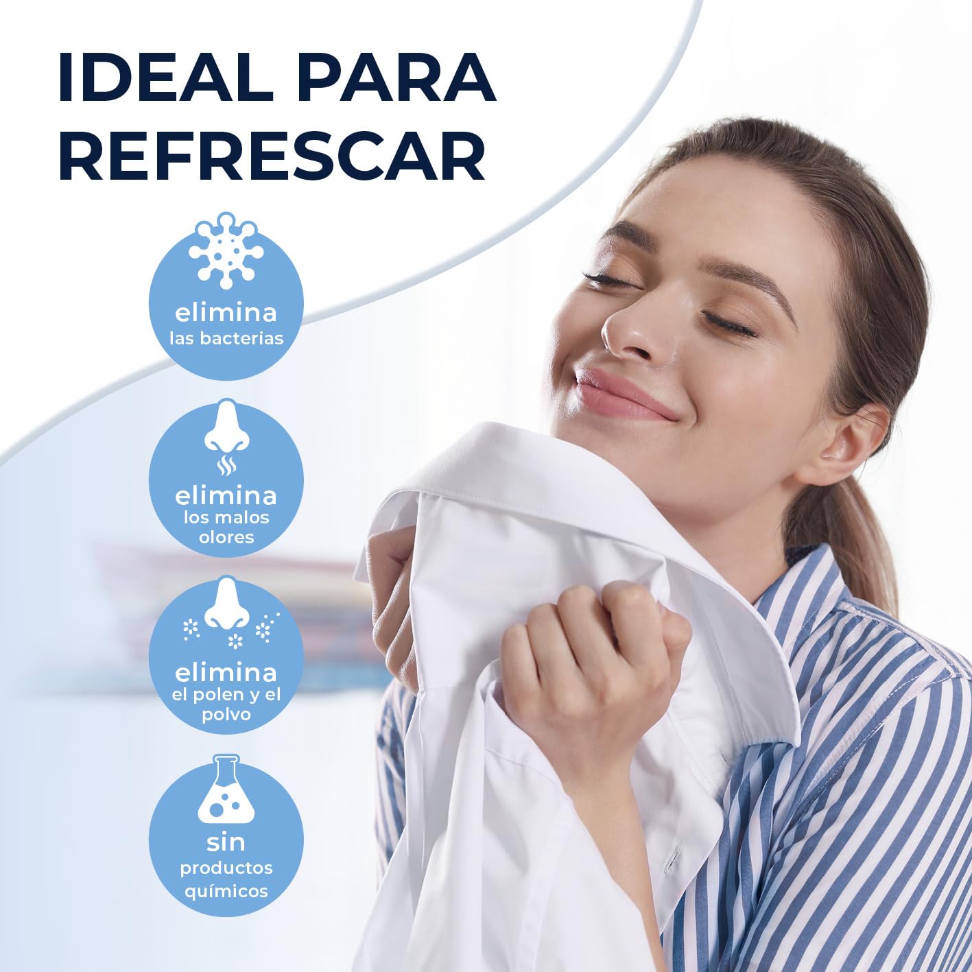 CLEANmaxx Plancha automática para camisas Pro Steam, con función de vapor y pantalla táctil, dispositivo de planchado para camisas y blusas, reduce los olores, desinfecta, alisa, seca y refresca